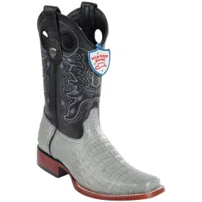 Botas de Cocodrilo Caiman Panza Rodeo Suelo Vaqueta WW-28188209