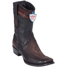 Botas de Tiburon con Venado Cortas Horma Dubai WW-279BF0957