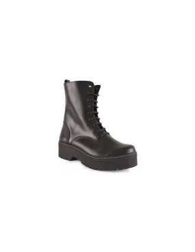 Botas militares mujer piel