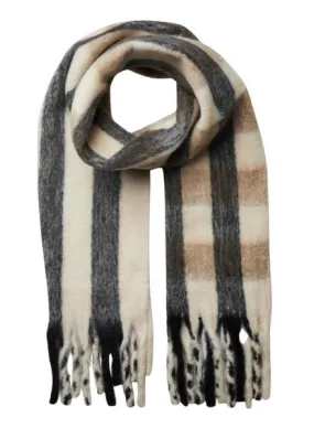 Bufanda Pieces Jolene Long Gris Para Mujer