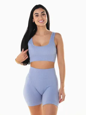 Conjunto canalé top y shorts