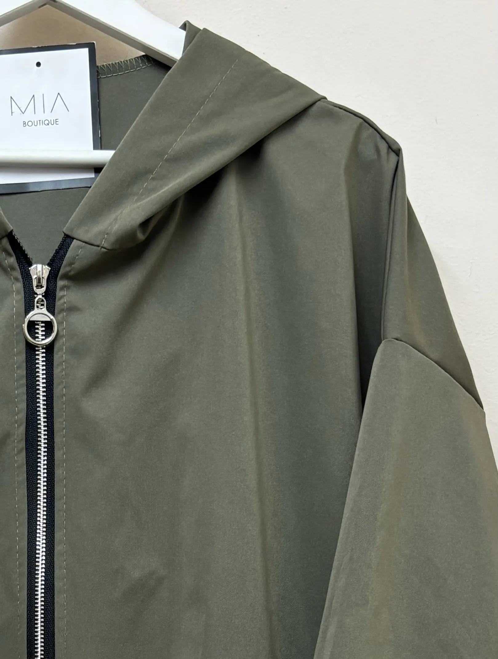 Parka Capucha Caqui