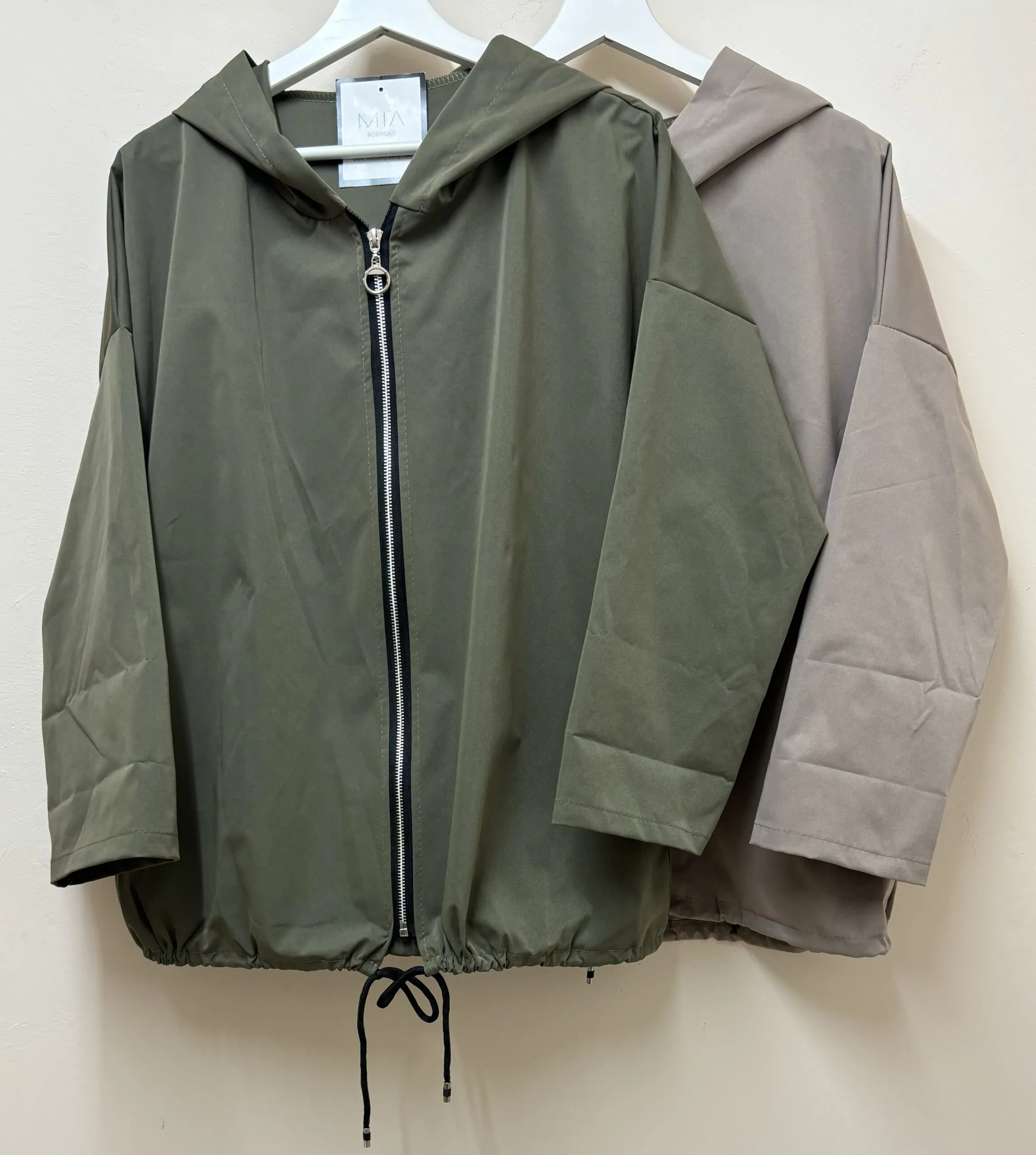 Parka Capucha Caqui