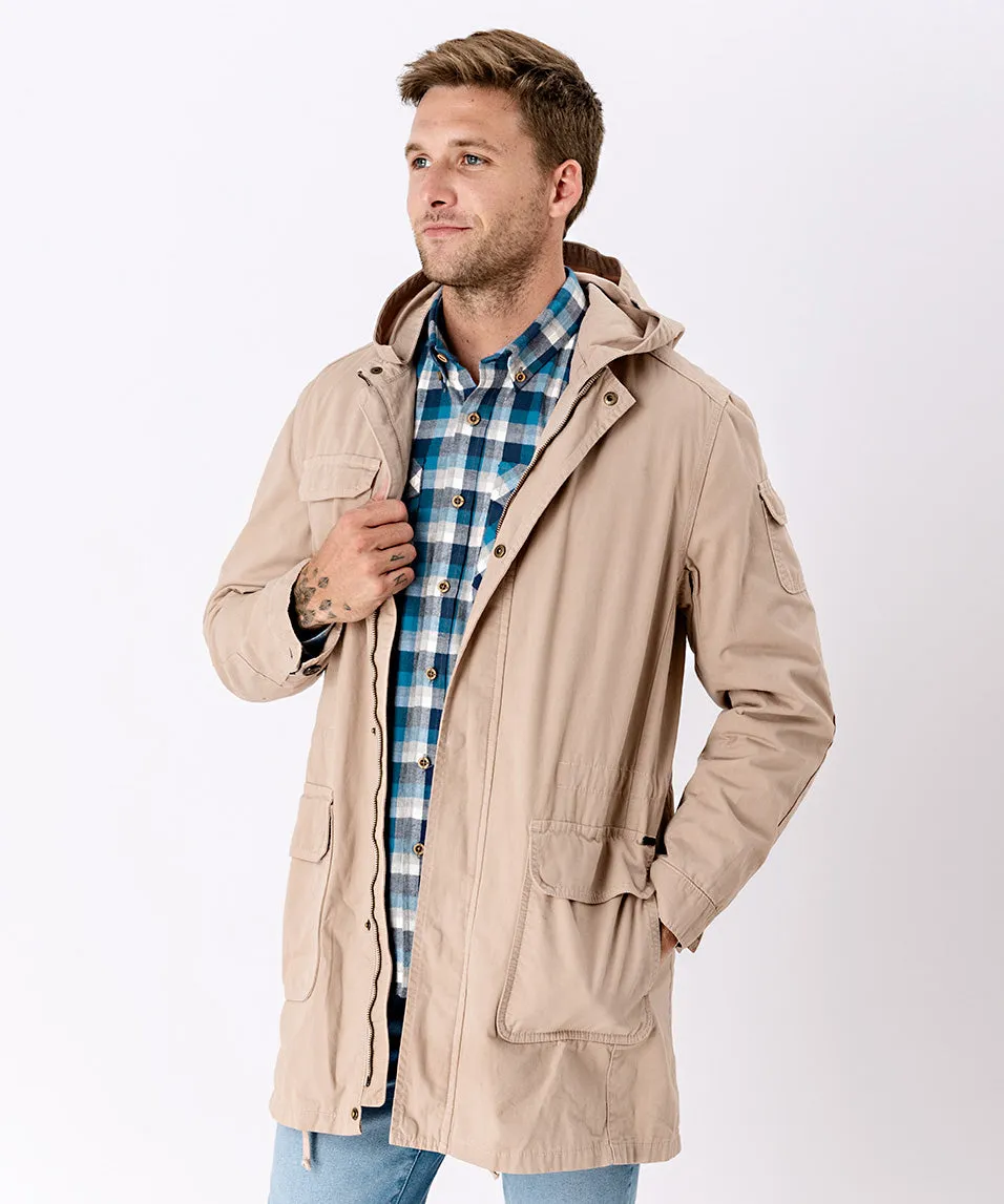 PARKA OI23 MARRON CLARO