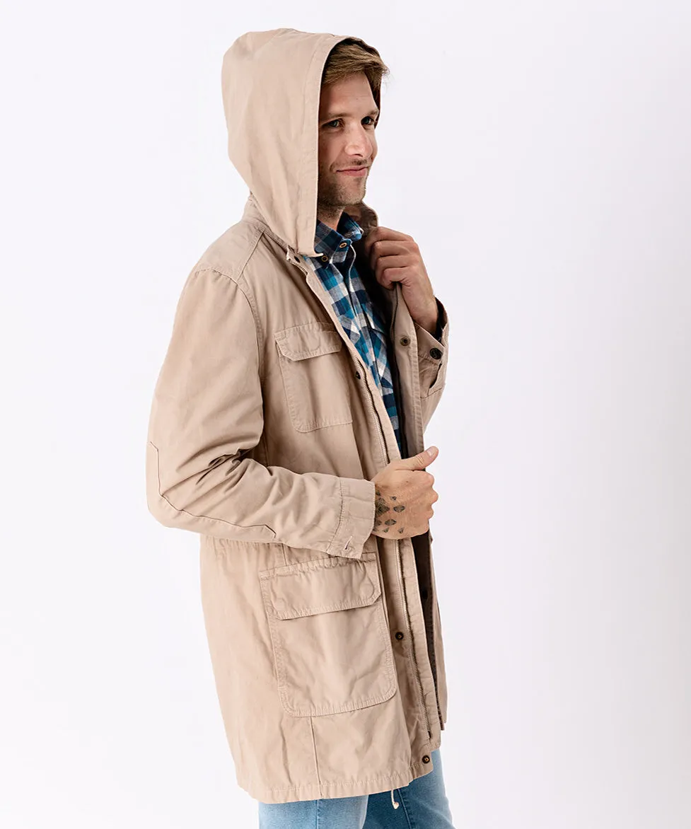 PARKA OI23 MARRON CLARO