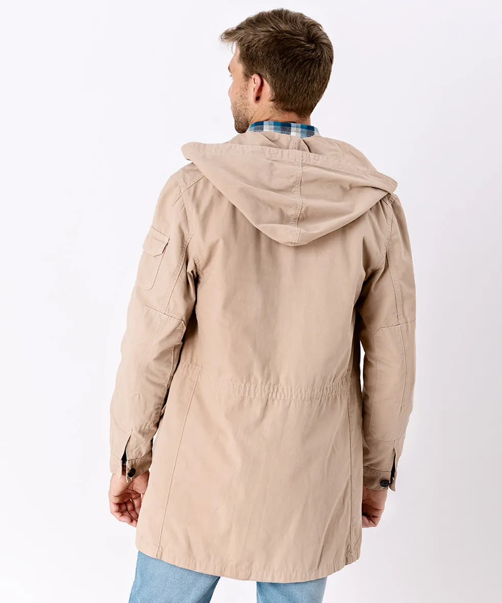 PARKA OI23 MARRON CLARO